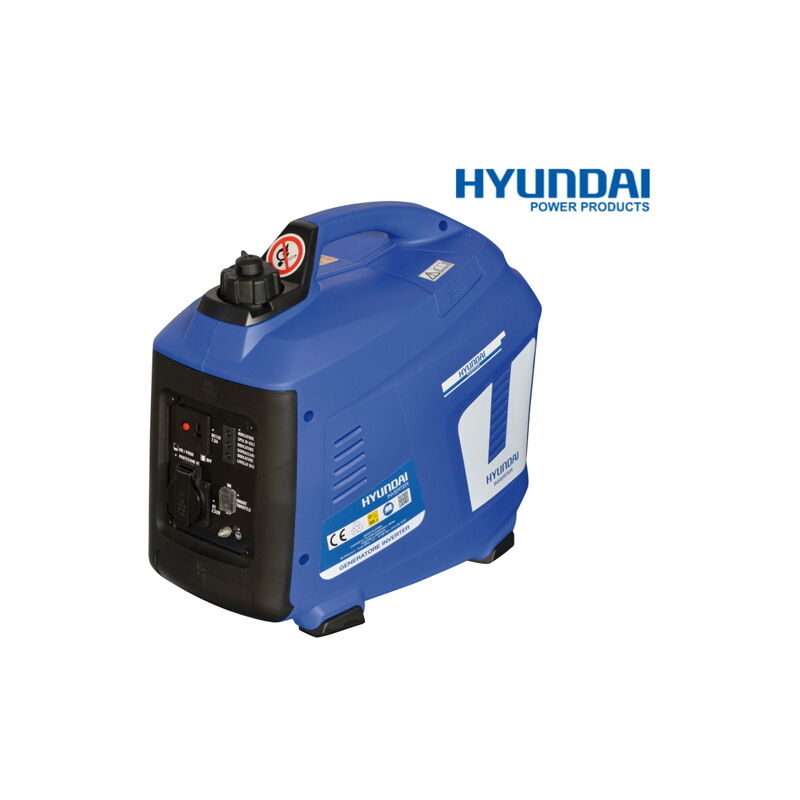 Image of Gruppo elettrogeno/Generatore di corrente INVERTER 1000W - 220V silenziato Hyundai - 65154