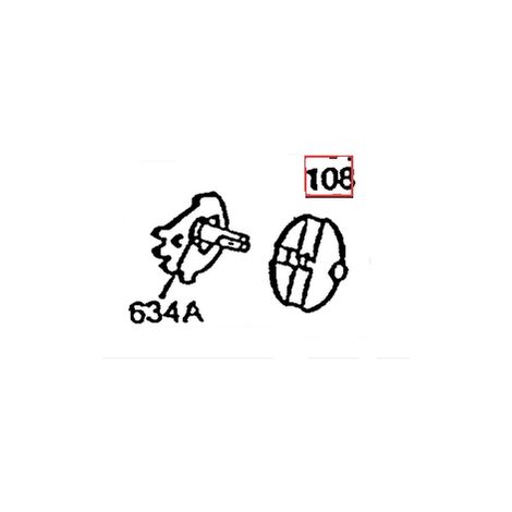 Gruppo farfalla aria originale motore rasaerba BRIGGS & STRATTON 397134