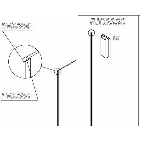 Gruppo guarnizioni magnetiche 45° Samo RIC1197