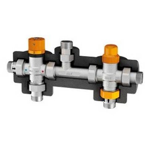 GRUPPO PER IMPIANTO SOLARE CON INTEGRAZIONE TERMICA E DEVIATORE 3/4" FAR