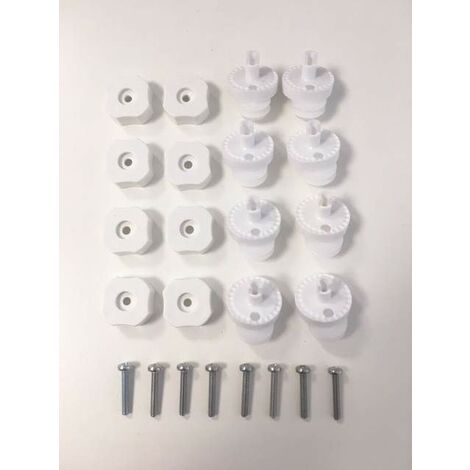 Gruppo scorrimento per box Samo RIC990 Bianco