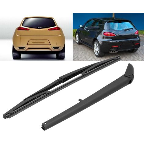 Gruppo tergicristallo di ricambio, spazzole tergicristallo, braccio tergicristallo posteriore con spazzola 46480731. Ricambio per Alfa Romeo 147 2009 SENZA spoiler sul tetto