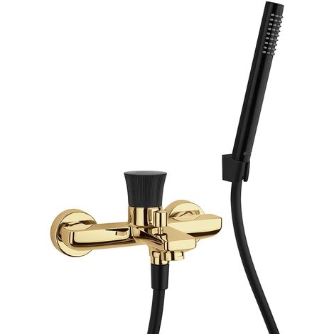 Gruppo vasca oro spazzolato serie Illumina di Jacuzzi Rubinetteria
