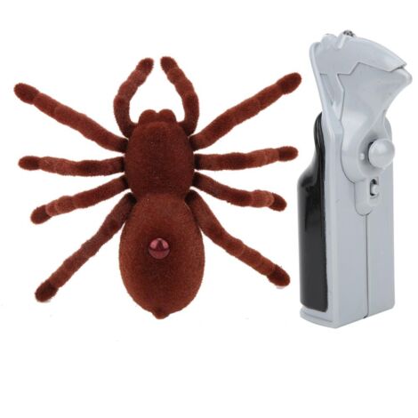 Gruselige und realistische, ferngesteuerte 2-Kanal-Halloween-Spinne für Partydekoration