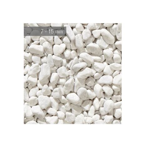 GRANULATI ZANDOBBIO GR.ZANDOBBIO Ciottoli Bianchi Marmo Carrara 7/15mm 10Kg