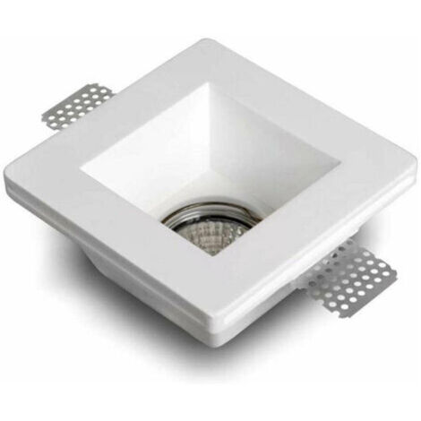 Gs-02 Support De Spot Encastré Carré Pour Plâtre Avec Glissière Rétractable