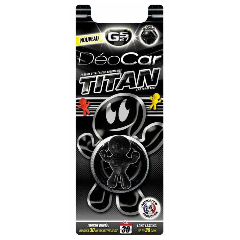 Désodorisant voiture déocar titan, dark sensation - GS27