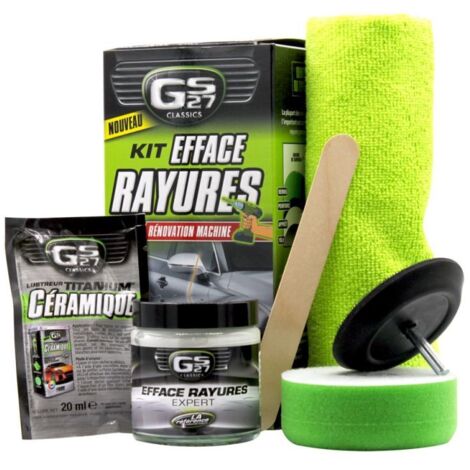 GS27 - Kit efface rayures rénovation machin 100ml - CL162020 - Ce produit de marque GS27 est neuf.