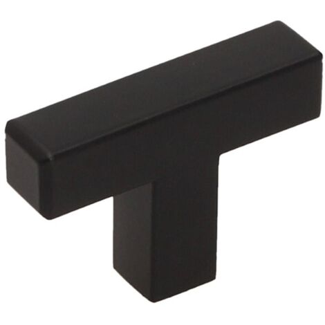 GS86 Knopf, supermattes Schwarz