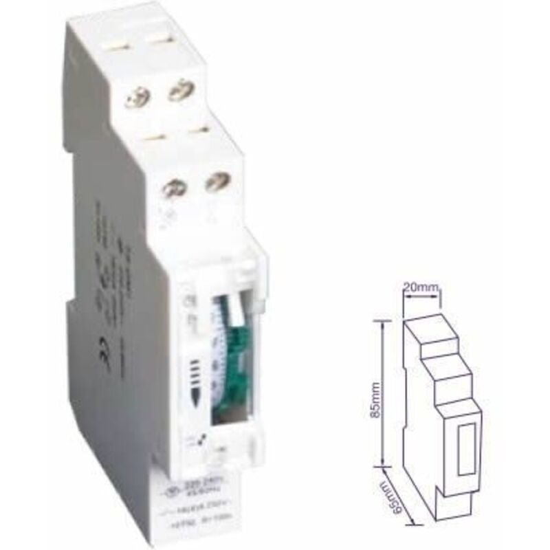GSC - Minuterie quotidienne de 24 heures pour rail din 0400269