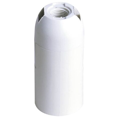 GSC 101530000  Portalámparas termoplástico liso E14 Blanco