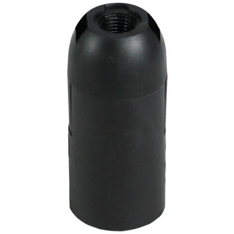 GSC 101530001  Portalámparas termoplástico liso E14 Negro