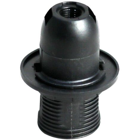 GSC 101530003  Portalámparas termoplástico semiroscado E14 Negro