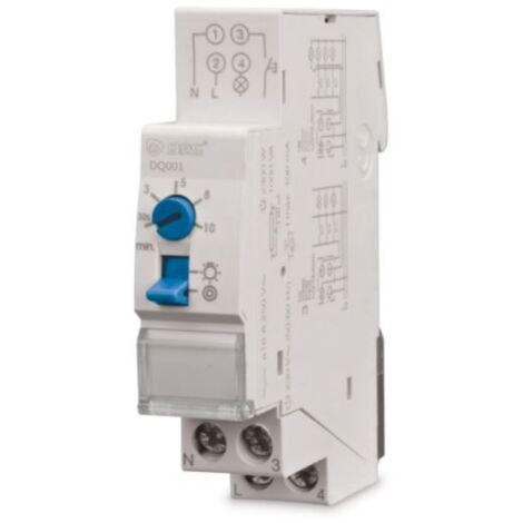 GSC 106515000 minuterie escalier blanc pour rail DIN