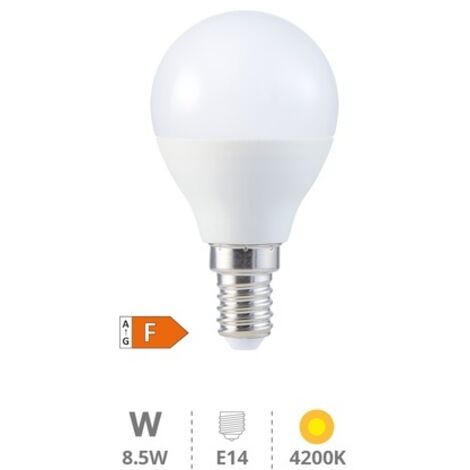 GSC 200690001  Bombilla de led esférica 8W E14 4200K
