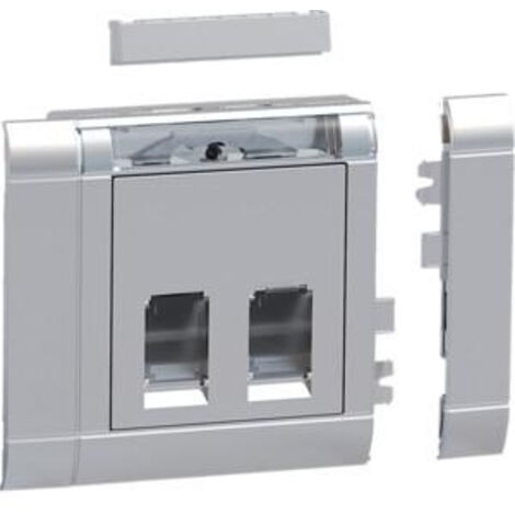 GSETDM032LAN - ACCESSOIRE DE PLINTHES ÉLECTRIQUES - GSETDM032LAN - DOUILLE RJ45 - 1 PIÈCE HAGER
