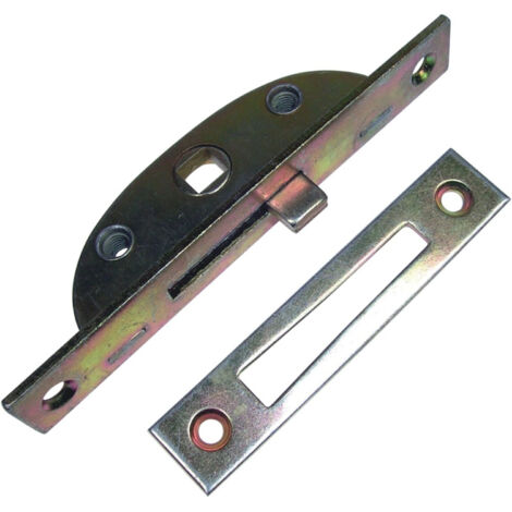 GSG Einreibeschloss mit Haken 717/3 käntig, 17 mm Dorn galvanisch verzinkt