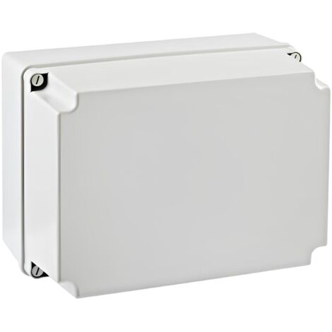 Gsl322 Ide Boitier Industriel étanche Ip67 Avec Bords Lisses Couvercle Réhaussé Opaque Dim.328x239x188