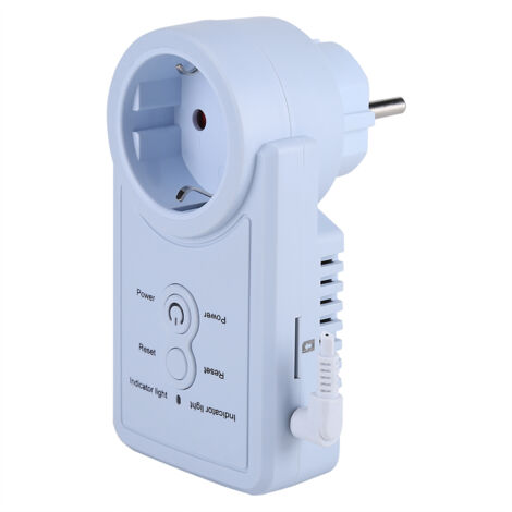 GSM Intelligente avec capteur de température, Prise de commande SMS prise, Interrupteur de prise de courant de contrôle domestique(version anglaise)