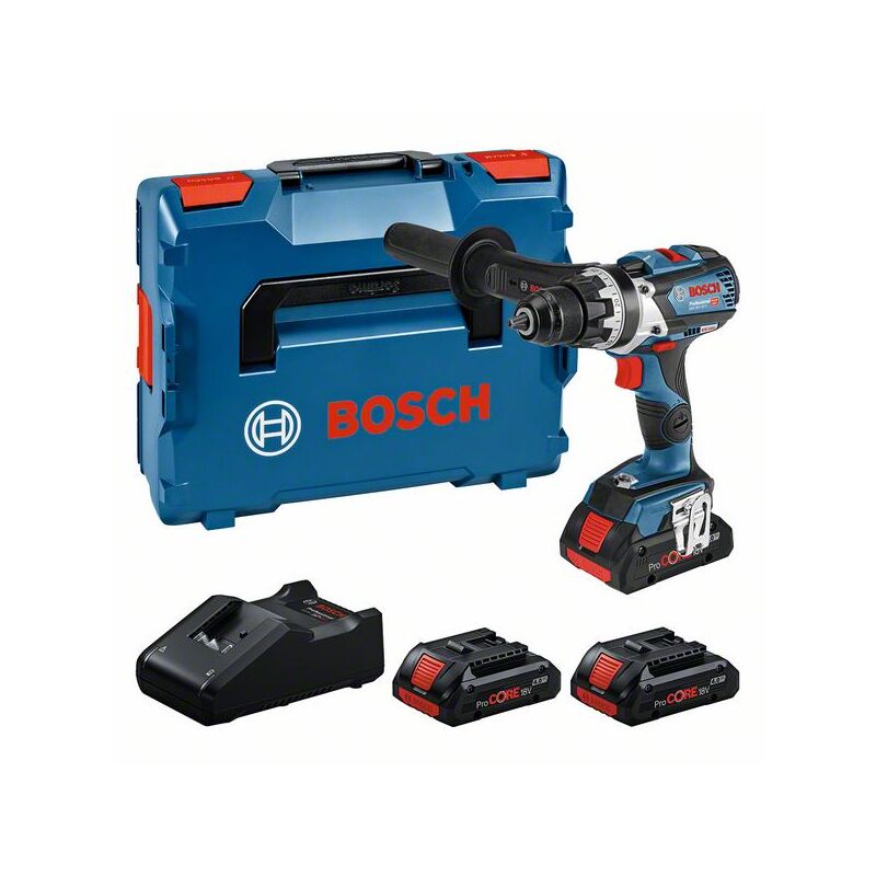 Perceuse-visseuse sans fil gsr 18V-110 c Bosch 3x 4,0 Ah ProCore batterie + chargeur en l-boxx