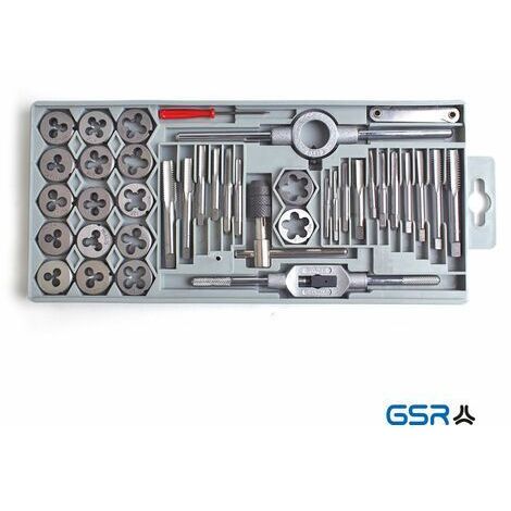 GSR Gewindeschneidsortiment 40tlg. M 3 - M12 Spezialstahl