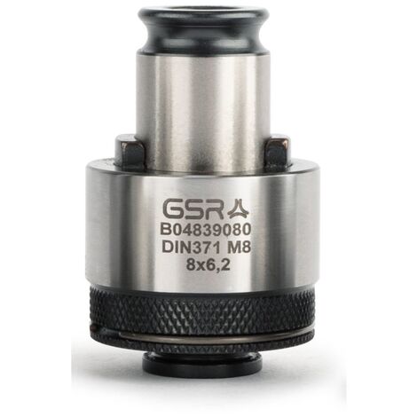 GSR-Schnellwechseleinsatz für Hand-und Maschinengewindebohrer SWE 8x6,2 DIN371 für DIN371 M8