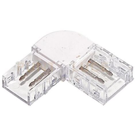 GSTP05- CONNETTORE RIGIDO ANGOLARE PER GIUNZIONE STRSCE LED "GST190C o GST190N"