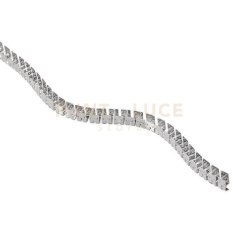GSTP210- PROFILO FLESSIBILE PER STRISCE LED "GST210C o GST210N" IN ACCIAIO GRIGIO