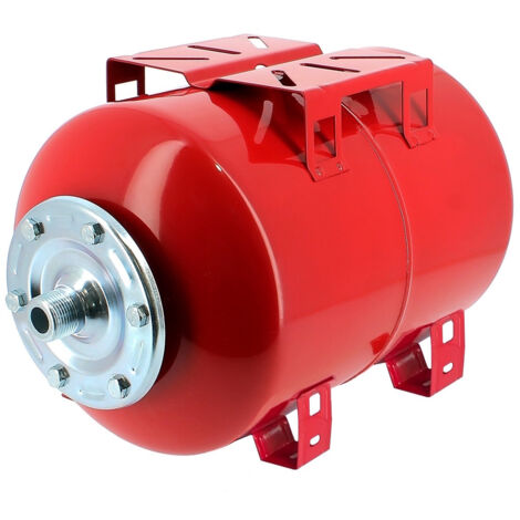 Gt Market – Réservoir à pression horizontal 100 litres – Acier 1.2mm – Pression maximale 5.4 bars – Vessie EPDM interchangeable