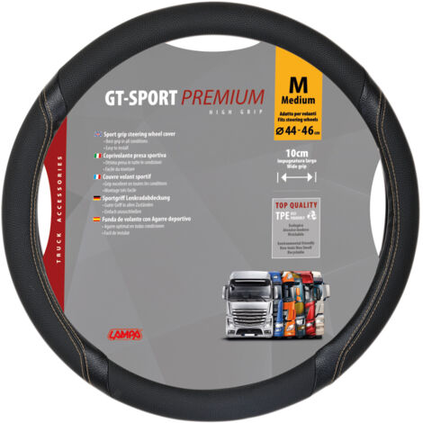 Gt-Sport, Coprivolante In Skeentex - M - D.44/46 Cm - Nero/Beige