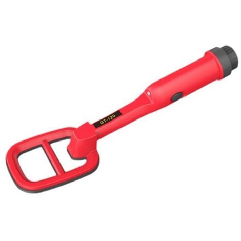 GT120 Portable Diving Metal Detector, Pointer, Probe, Waterproof, 4.2-inch Search Coil, Red