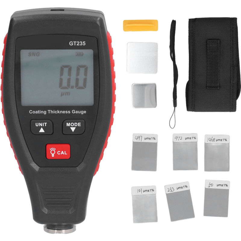 Image of GT235 Schichtdickenmessgerät, tragbares, hochpräzises Prüfgerät für die Dicke von Autolackfilmen.