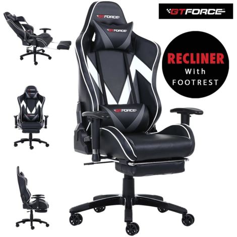 GTFORCE FORMULA LEATHER RACING SPORTS OFFICE CHAIR - different colors available