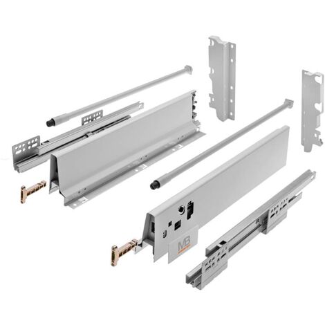 GTV PB-D-KPL450C Cassetto, Grigio, L=450mm H=210 mm