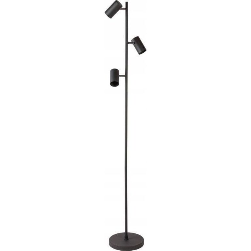 gtv VENETO lampe de sol noire industrielle 3 sources LED