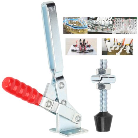 GTY GH101E Schnellspann-Holzzwinge, 14,5 x 15 cm, Eisen/Kunststoff, inklusive Schraubensatz