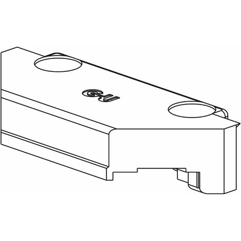 GU-966 PSK Rastplatte für PVC, PROFINE 76 MD, Zink silber