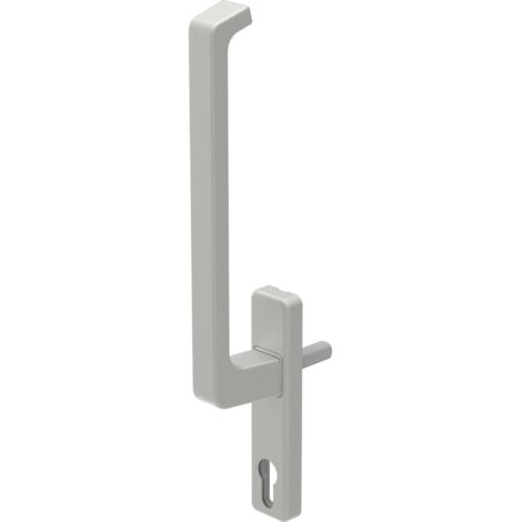 GU HS Drehgriff DIRIGENT 180° innen Rosette mit PZ silber