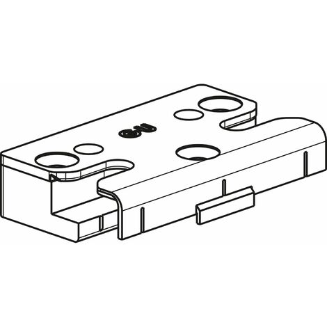 GU Schließplatte SE-Sicherheit für PVC, REHAU Euro Design, Stahl silber