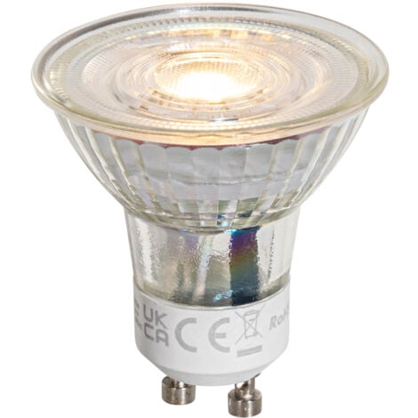 LUEDD GU10 50mm LED-Glühbirne klar 1W 80 lm 2200K