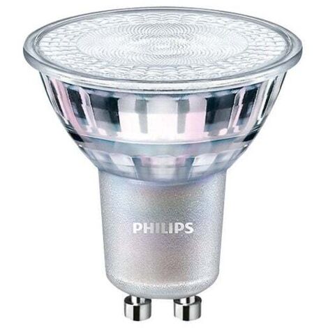 GU10 50W Warm White LED Spotlight, Glass, Pack of 2