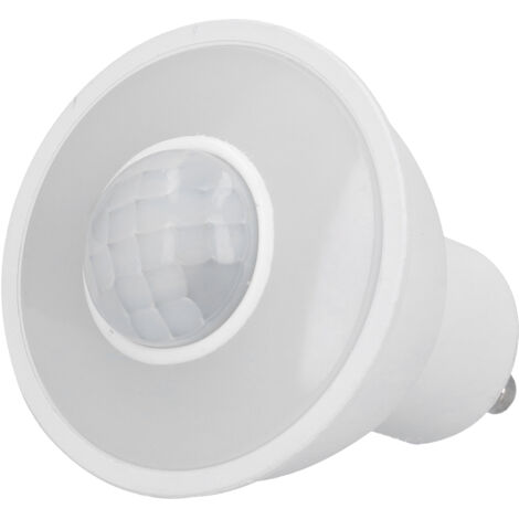 GU10 5W LED-Lampe mit Infrarot-Bewegungsmelder für Flure, 500 lm, weiß, AC 100–240 V
