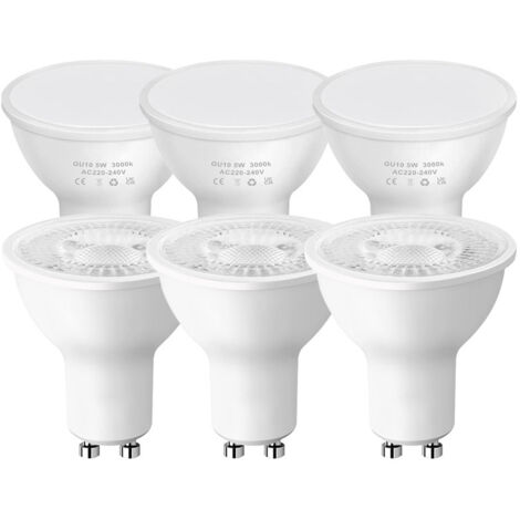 GU10 5W plein watt LED projecteur tasse 220V MR16 lampe tasse lentille GU10 lampe tasse lampe à LED tasse 20 pièces