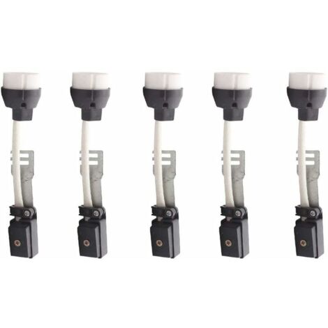 GU10 Douille de Lampe Lot de 5,Connecteurs de Base de Lampes GU10 avec Câble et Boîte de Jonction Isolée 2A 250V Socket Résistant aux Haute Températures Ampoule LED et Halogèness Adaptateur -LIAIKI