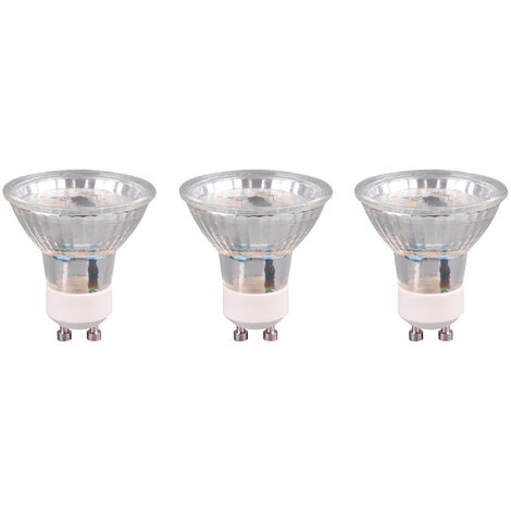 GU10 LED Stiftsockel 3er SET - 3 Watt, 250 Lumen, Warmweiß - nicht dimmbar