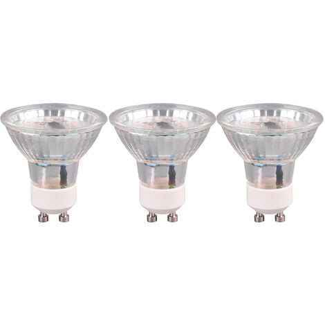 TRIO GU10 LED Stiftsockel 3er SET, 5 Watt, 400 Lumen, 3000K Warmweiß Stufen Dimmer