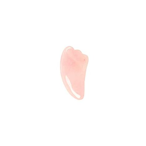 Gua Sha Quartz Rose brut 100% Naturel Touch' Lift - Gua Sha Visage, Massage Visage Lissant, Sculptant, favorise la circulation du sang