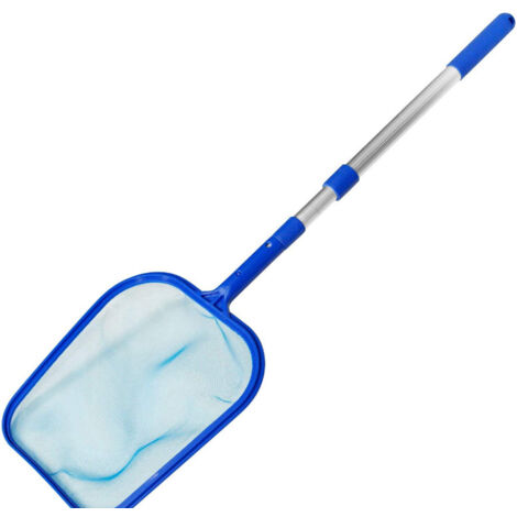 Guadino inferiore per piscina a maglia fine Guadino inferiore per la superficie della piscina Collezione di foglie Guadino per piscina con manico da 100 cm Guadino per superficie per piscina