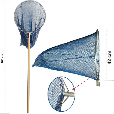 4x Guadino da Pesca, Asta Telescopica 60-130 cm, Pieghevole