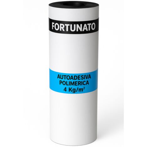 Guaina autoadesiva polimerica ardesiata bianca 4 kg/m² casasciutta rotolo 1 x 10 m